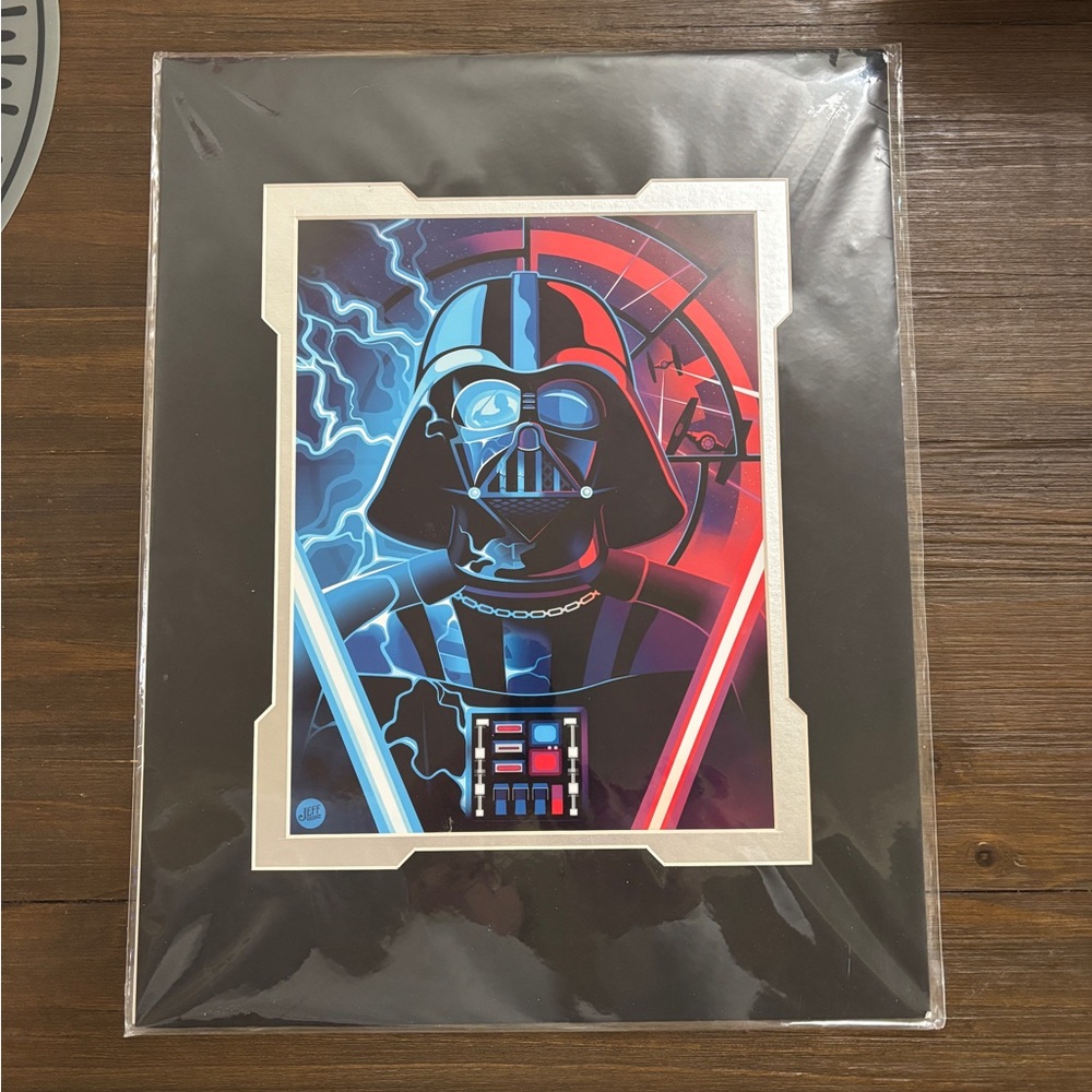 Darth Vader Art Print with Lightsabers